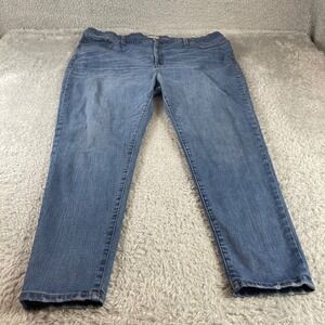 Madewell 11" High Rise Skinny Jeans Denim Blue Women's